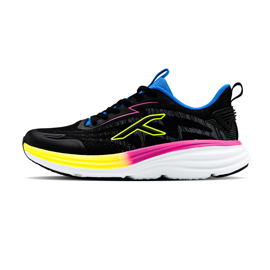 Soft Stride-Black/Blue/Lime 