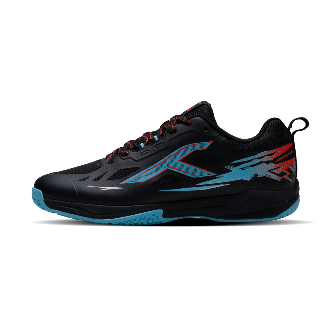 BEAST X  - BLACK/SEA BLUE/NEON RED