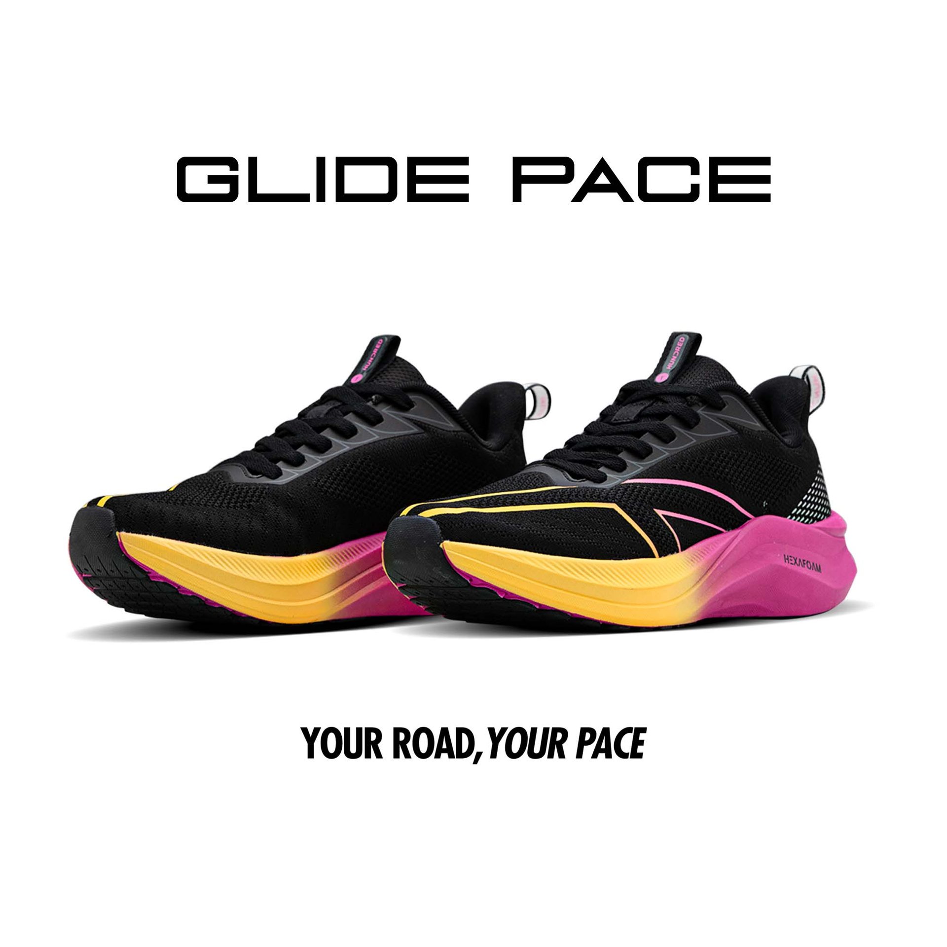 Hundred Glide Pace Running Shoes : Your Road, Your Pace