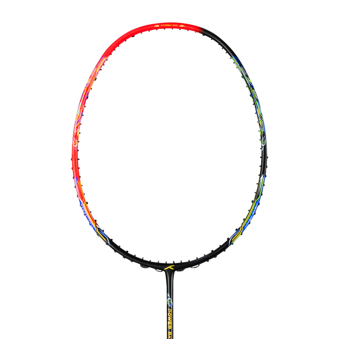 Hundred Power Ray 900 - Black/Red Badminton Rackets 