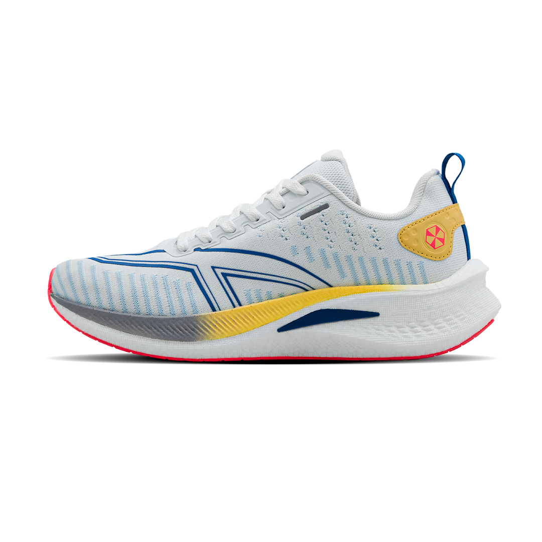 Sprint Pace-WHITE/BLUE/ORANGE RED