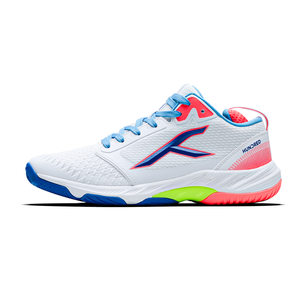  HYPERSPIKE - WHITE/BLUE/ORANGE (39) volley ball shoes