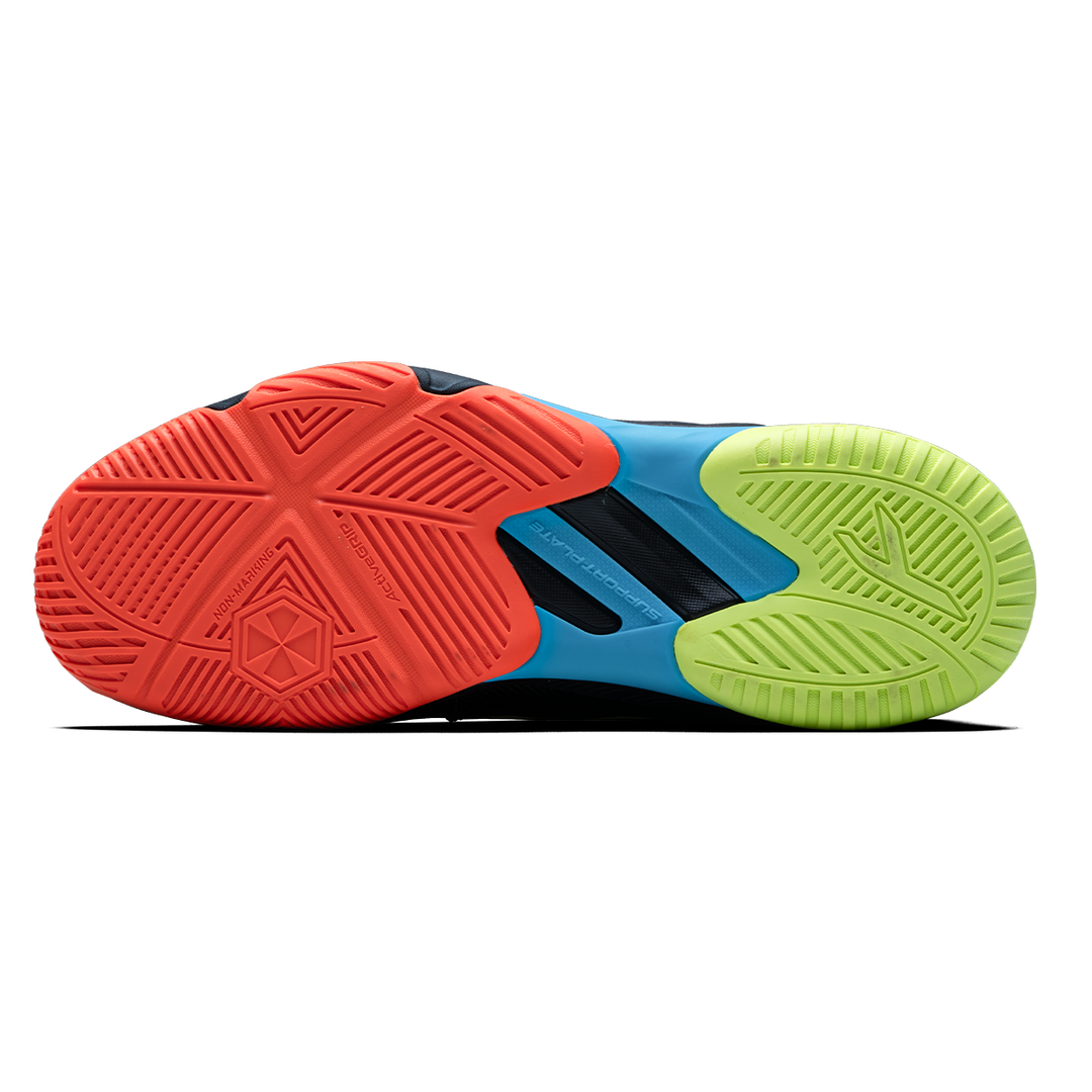 HYPERSPIKE PRO - BLACK/BLUE/ORANGE/LIME volleyball shoes