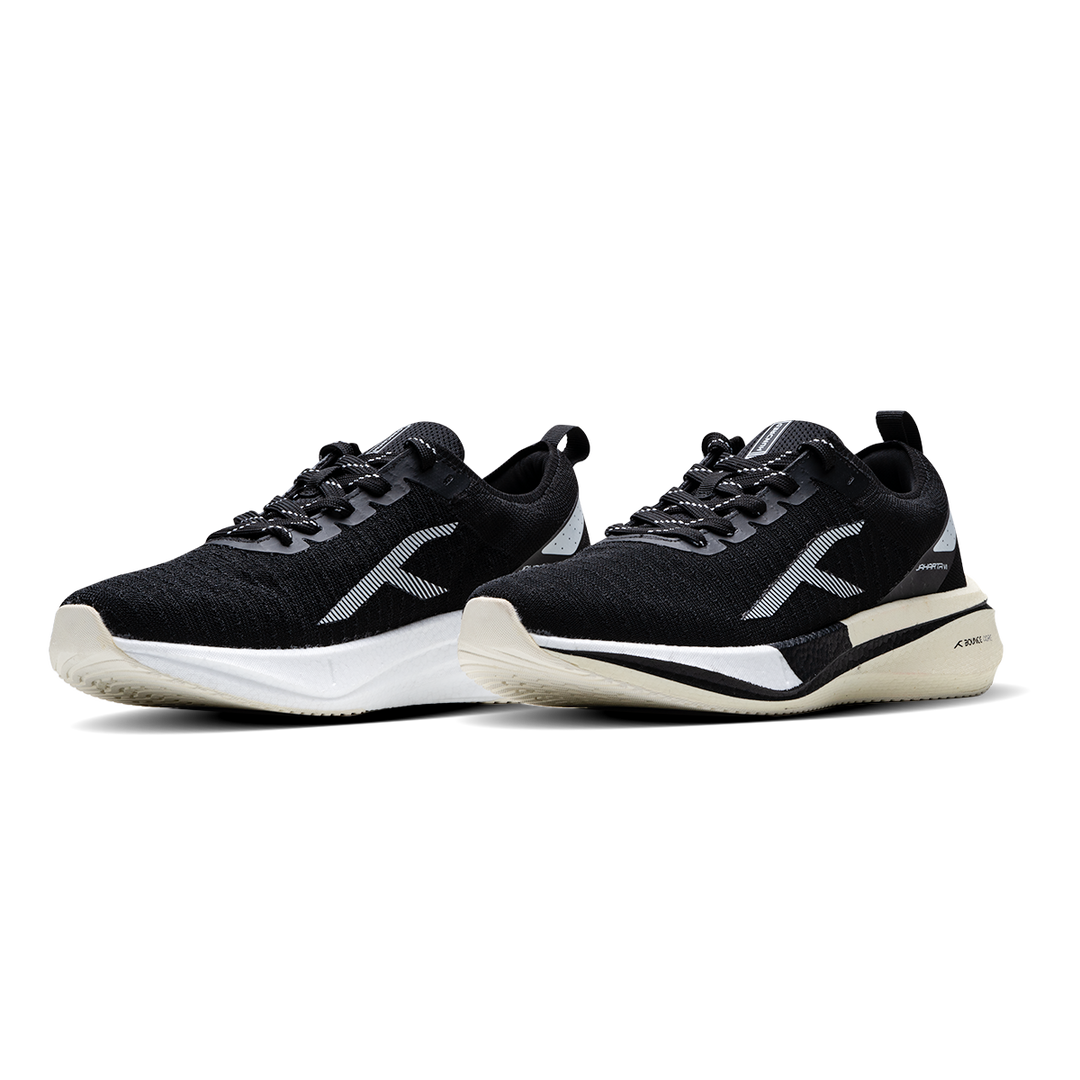 Hundred JAKARTA VI Running Shoes - BLACK/WHITE/BEIGE 