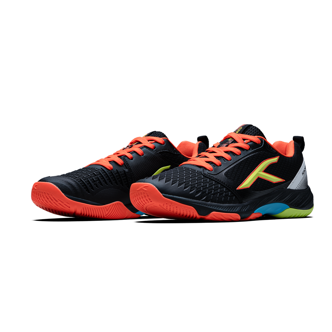 HYPERSPIKE PRO - BLACK/BLUE/ORANGE/LIME volleyball shoes