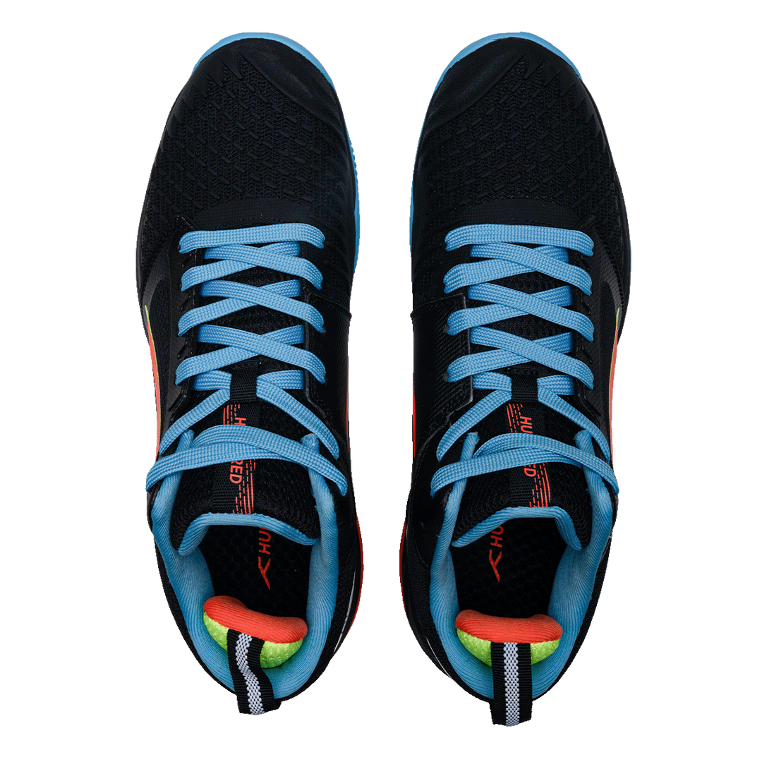 HYPERSPIKE - BLACK/BLUE/ORANGE/LIME volleyball shoes