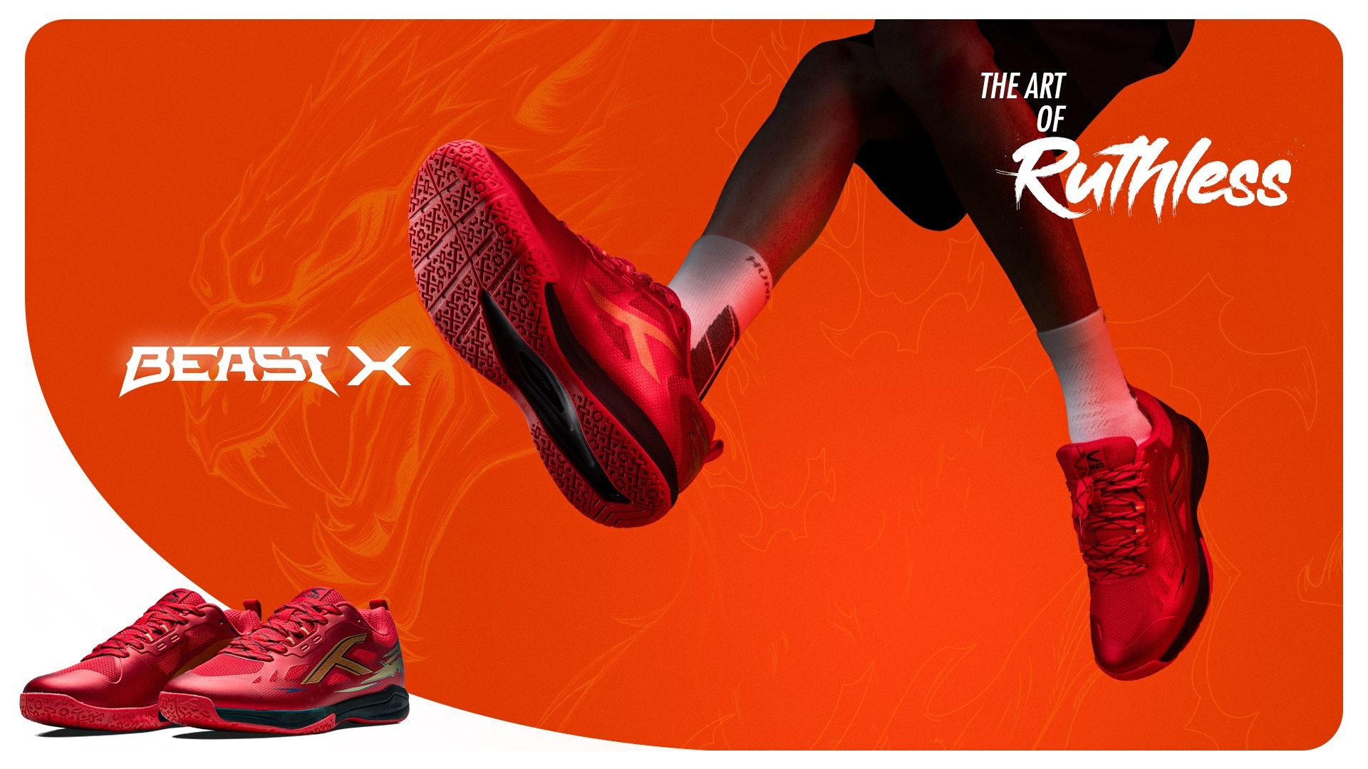 Hundred Beast X Non Marking Badminton Shoes