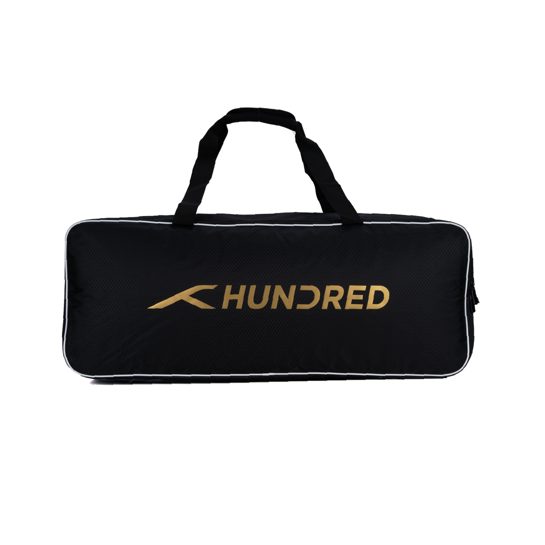 Net Master Badminton Kitbag (Black/Gold) - Back view