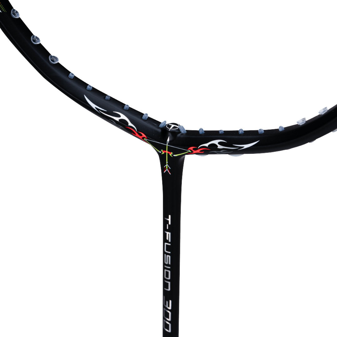 Hundred T fusion 300 Badminton Racket (Black)