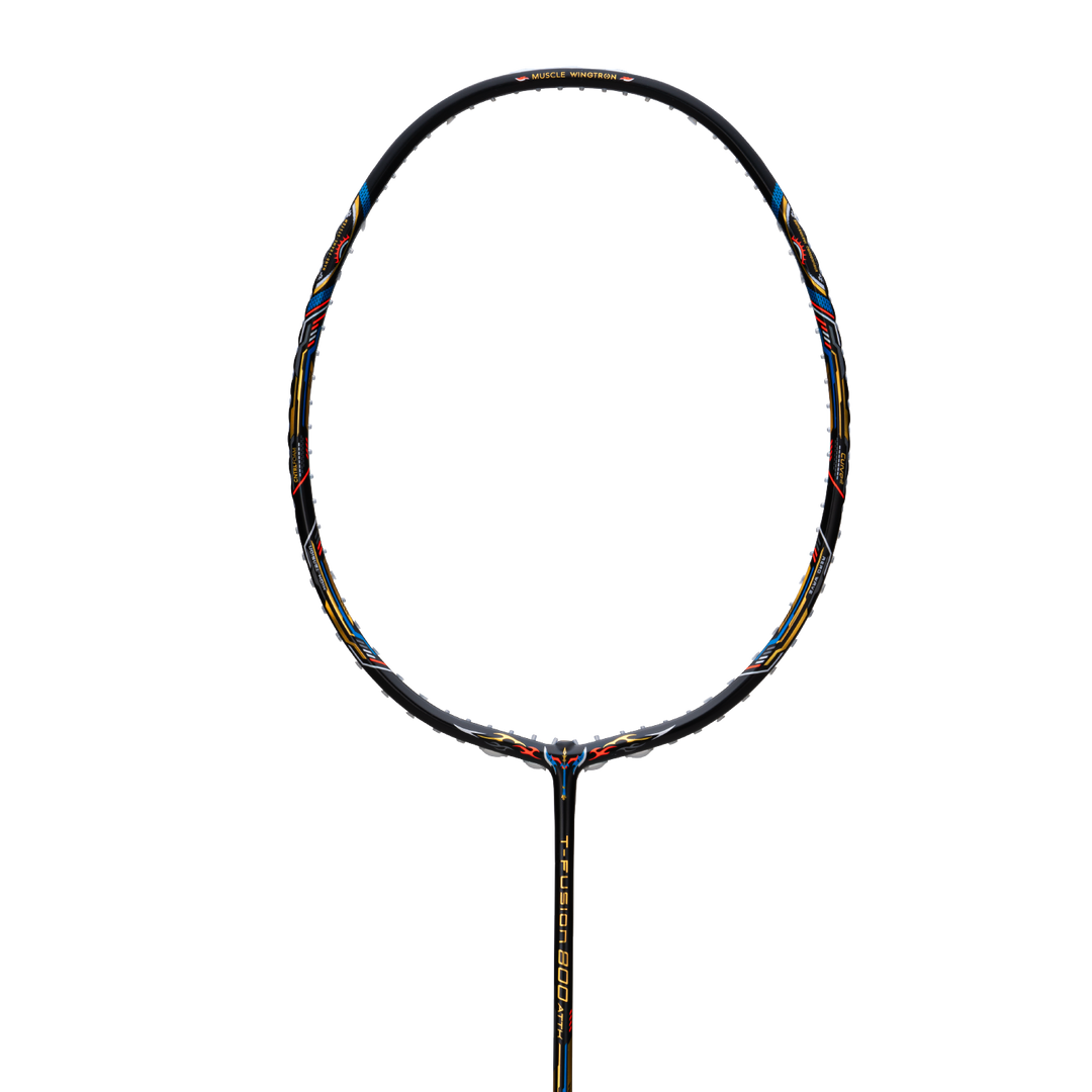 Hundred T-FUSION 800 ATTK (3U) Badminton Racket  - BLACK 