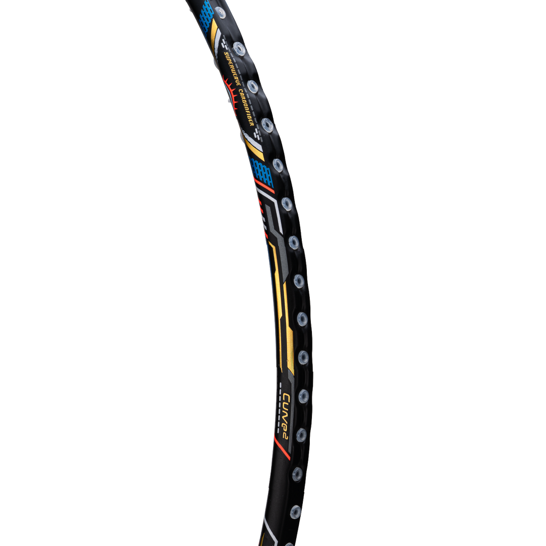 Hundred T-FUSION 800 ATTK (3U) Badminton Racket  - BLACK 