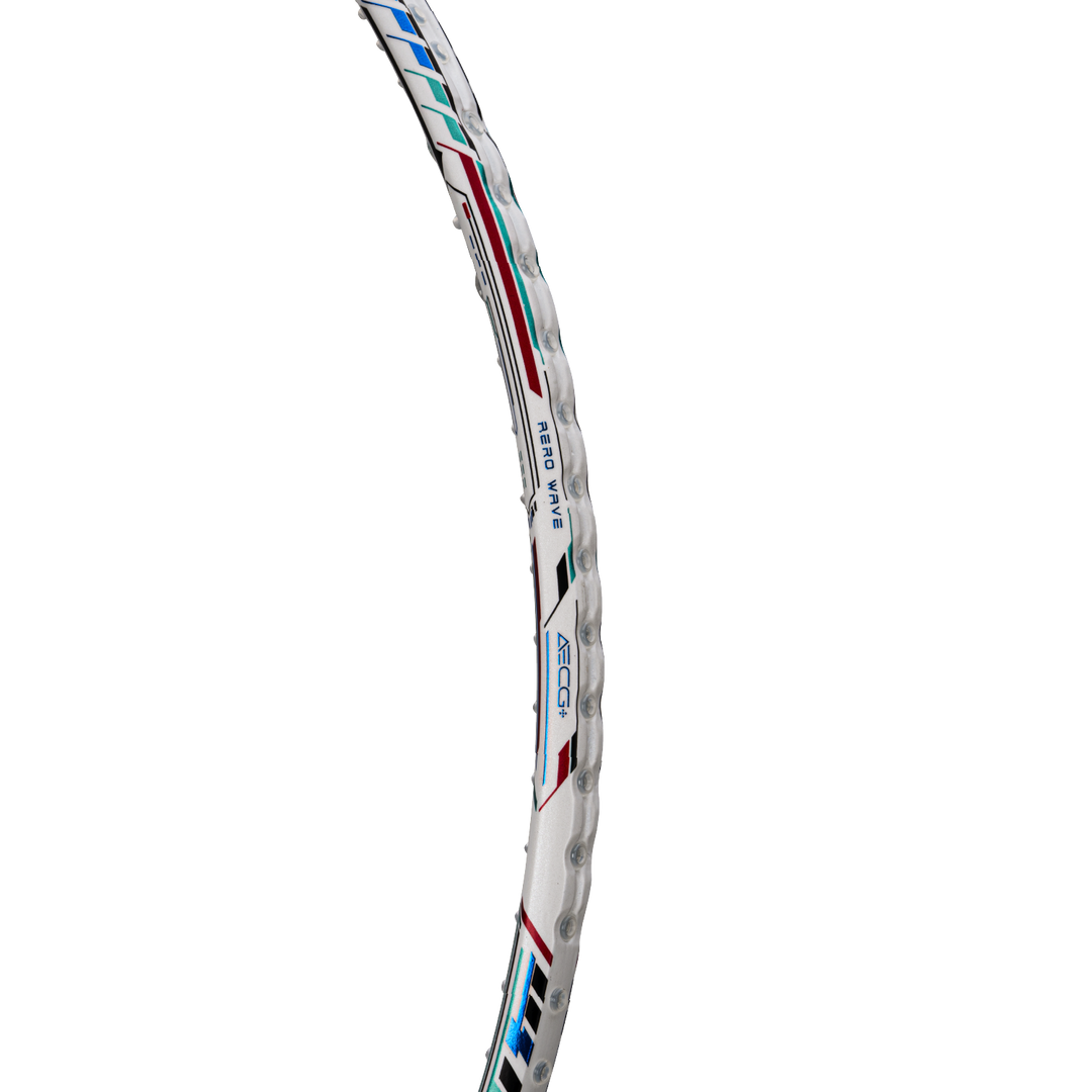 Hundred T-FUSION 500 ZOOM Badminton Racket- WHITE 