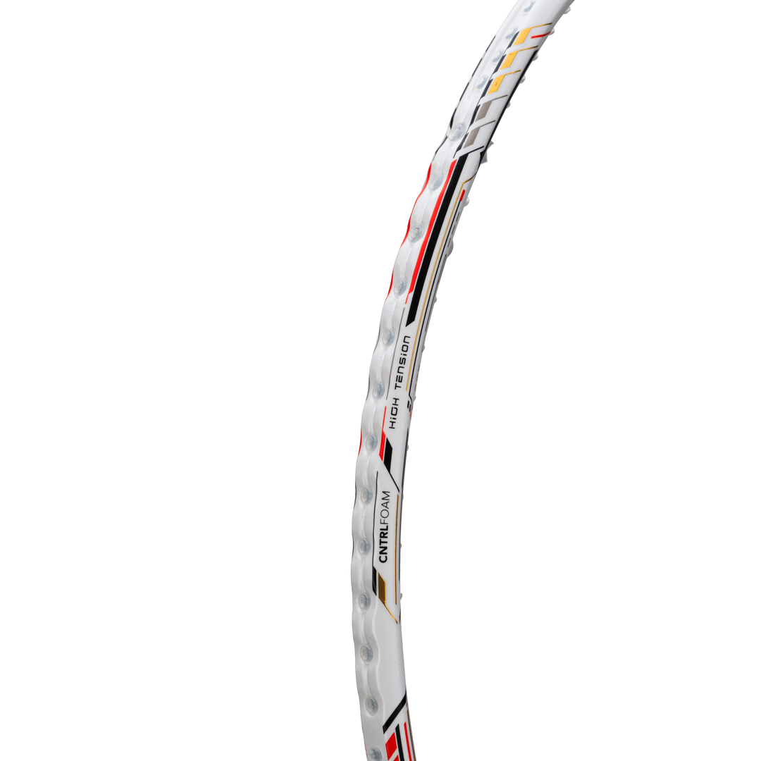 Hundred T-FUSION 500 ATTK Badminton Racket - WHITE/BLACK 